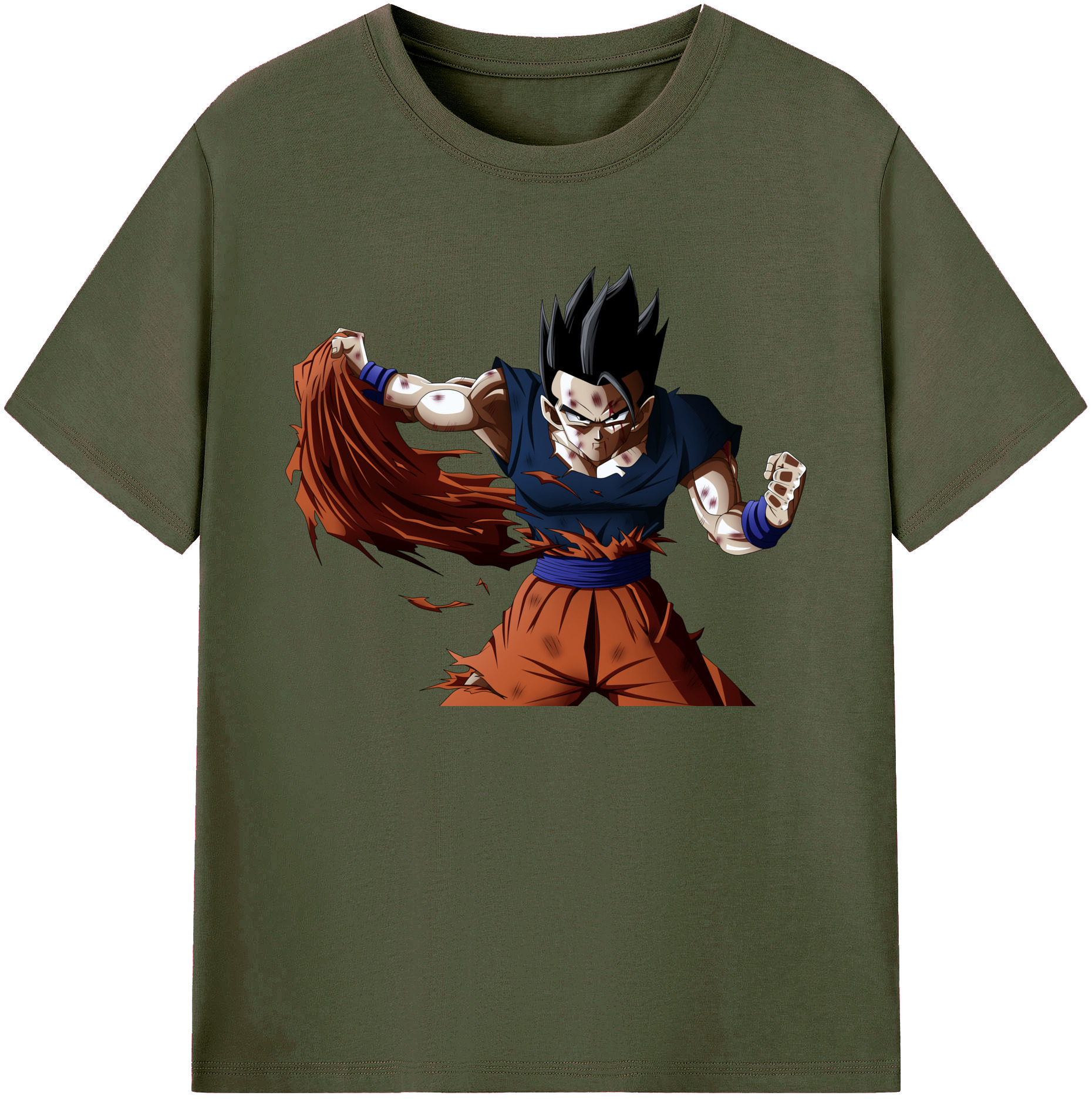 （画像用） ドラゴンボール ベジータ四世（Bejīta Yonsei）DRAGON BALL Vegeta IV 綿100％ メンズ半袖Tシャツ｜肌触りやわらか＆通気性
